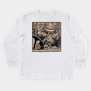 Monster Hunter - Black Outlined Version Kids Long Sleeve T-Shirt